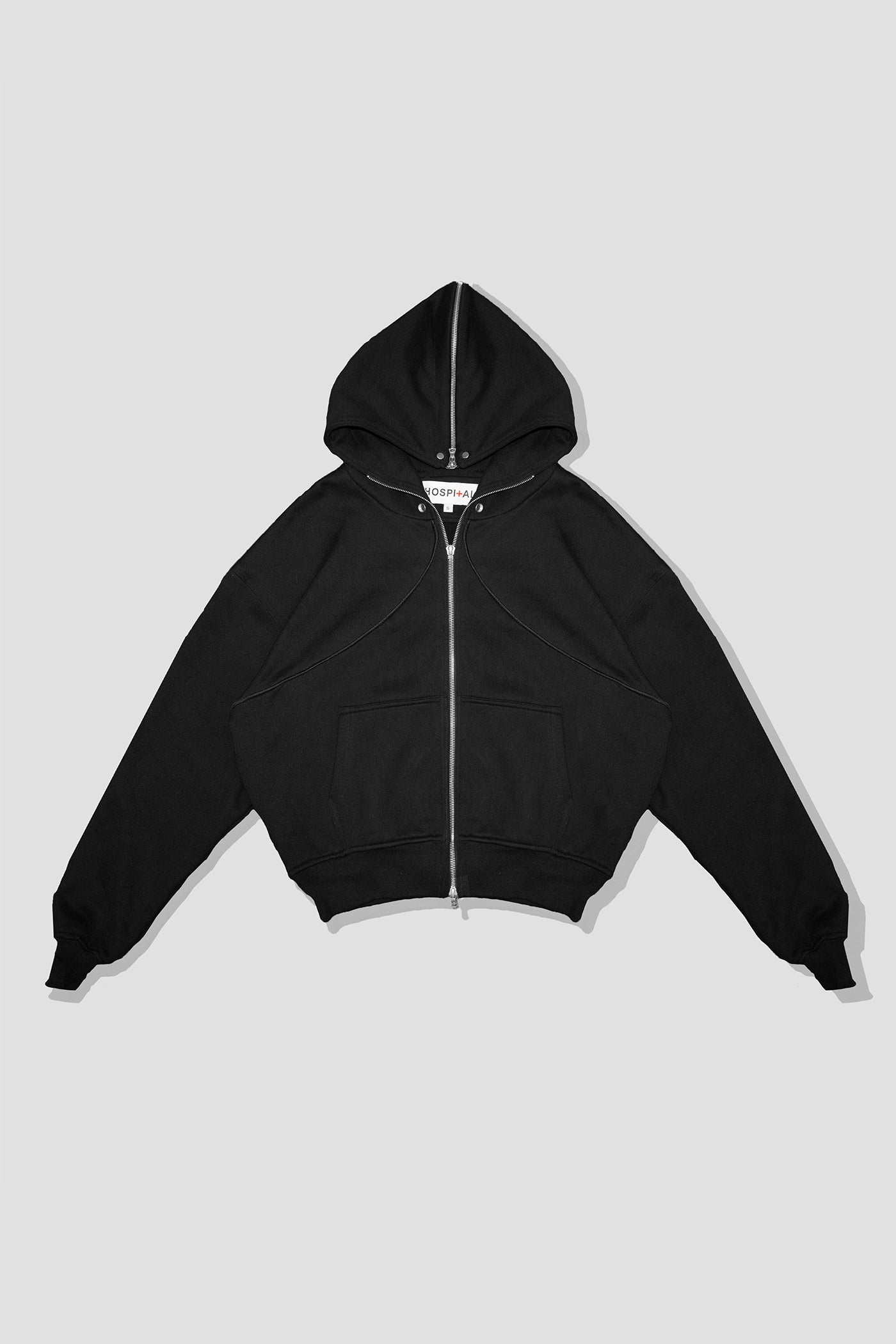 トップス HOSPITAL COVERT HOODIE - OBSIDIAN BLACK COVERT HOODIE - OBSIDIAN BLACK – Hospi+al