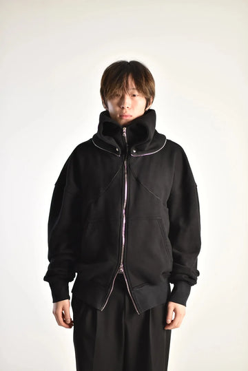 COVERT HOODIE - OBSIDIAN BLACK – Hospi+al
