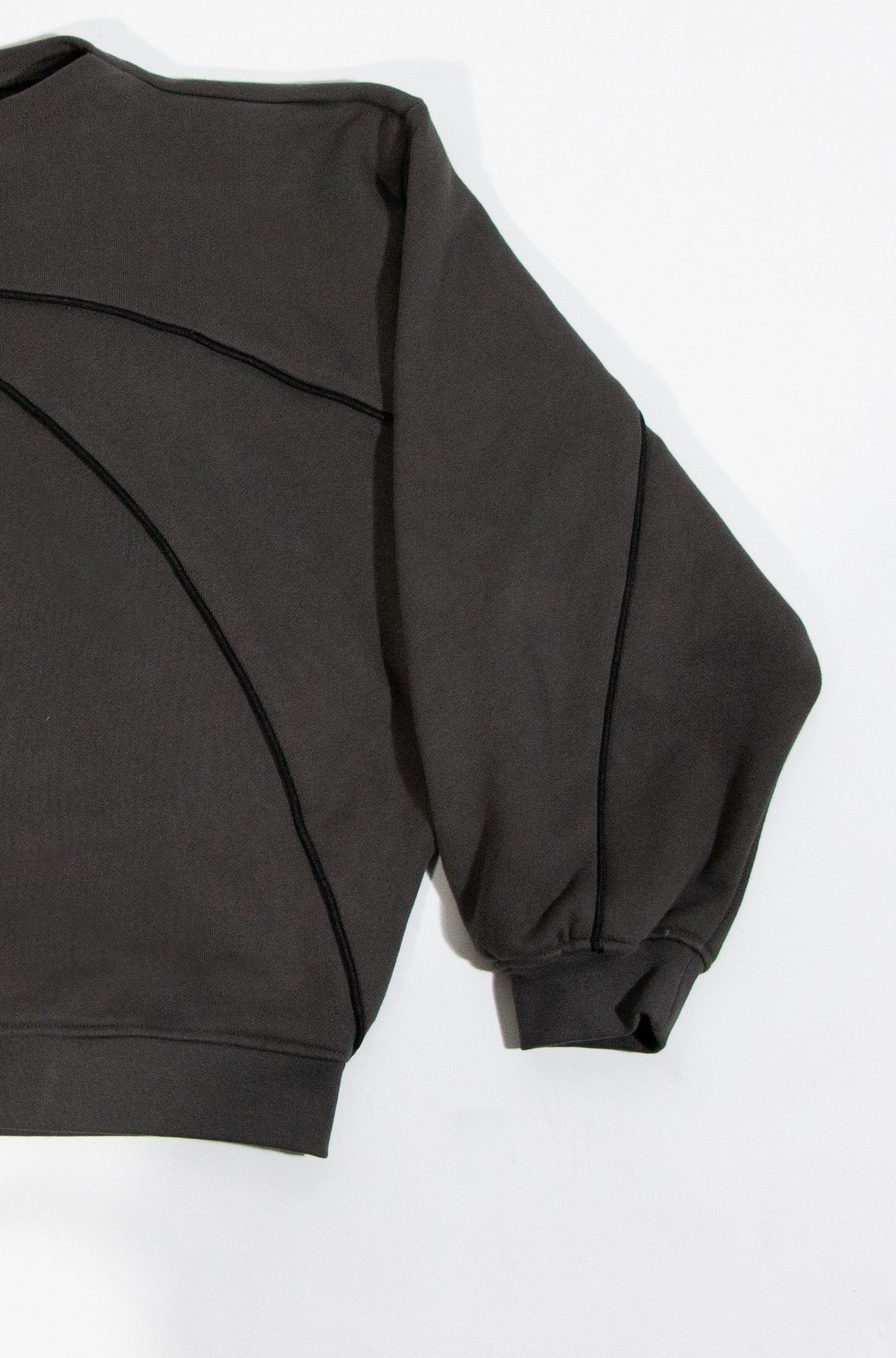 BOATNECK SWEATSHIRT - OBSIDIAN BLACK