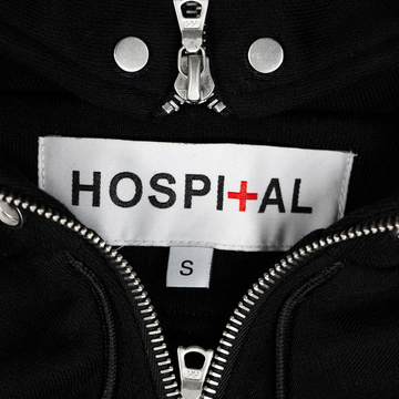 COVERT HOODIE - OBSIDIAN BLACK – Hospi+al